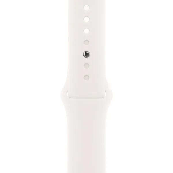 Apple Watch Series 11 42mm Aluminum Rose Gold Case Light Blush Sport Band S/M